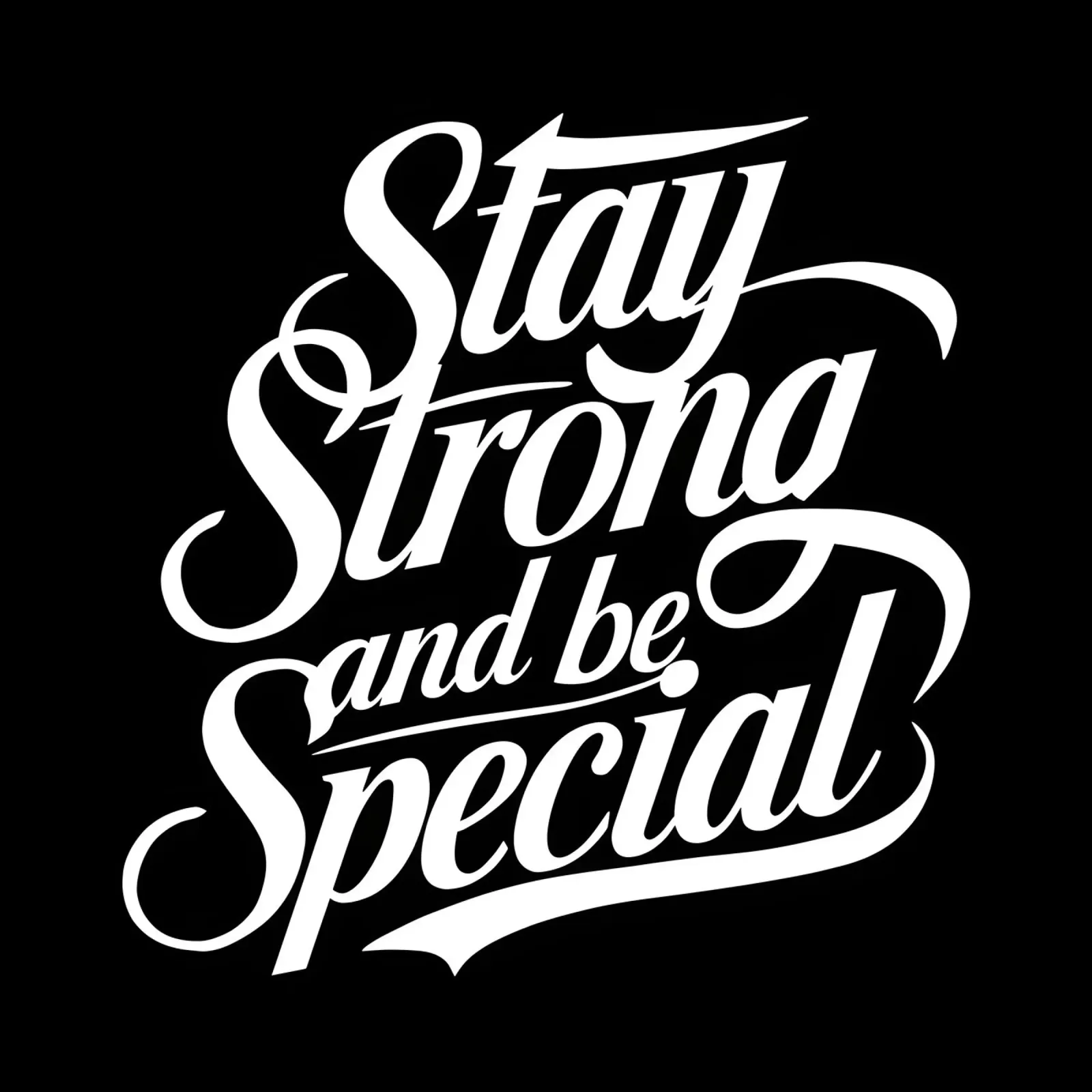 Siate forti, siate speciali pellicola backlit da inspirational quote