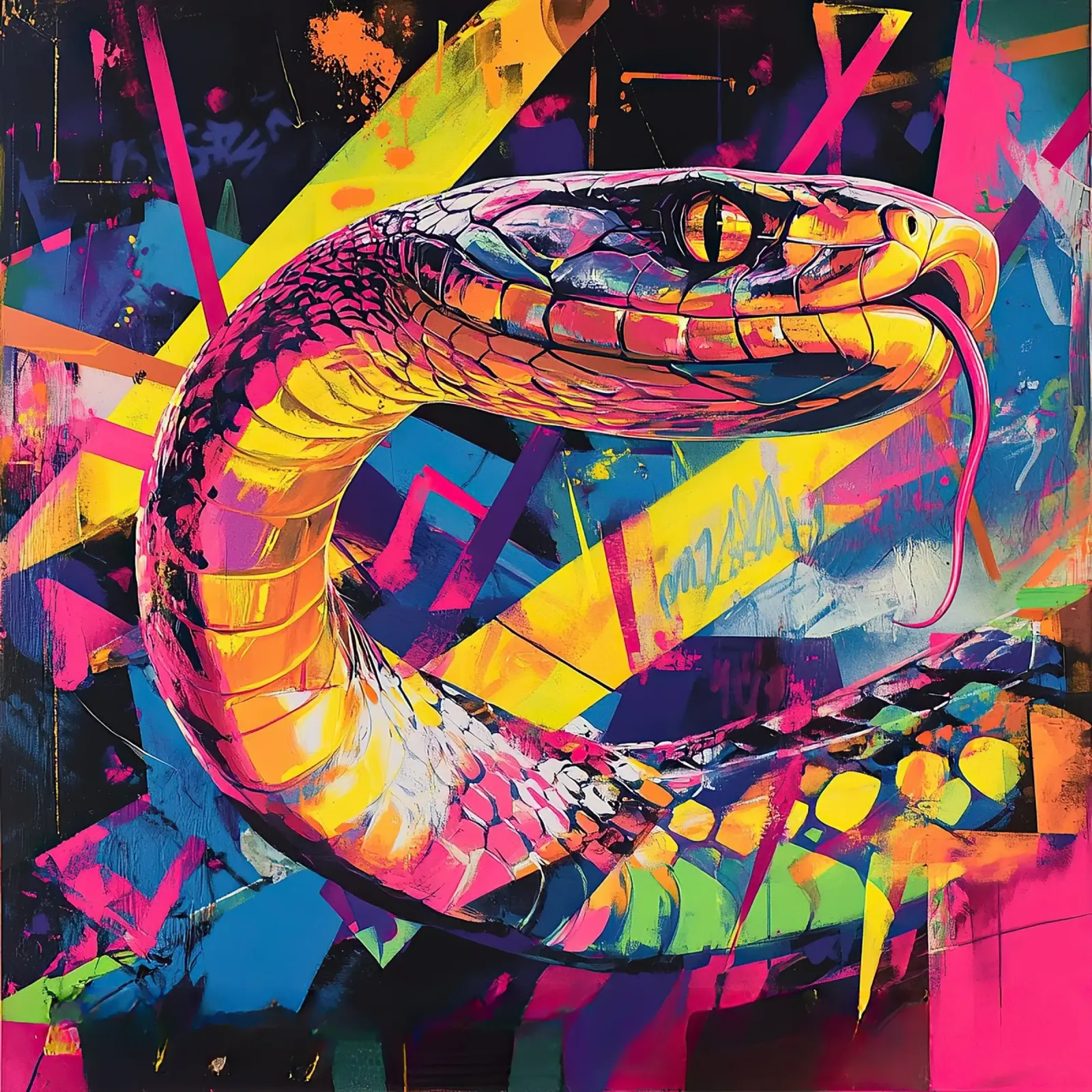 Serpente - Una danza pericolosa pellicola backlit da Nikis Art Studio