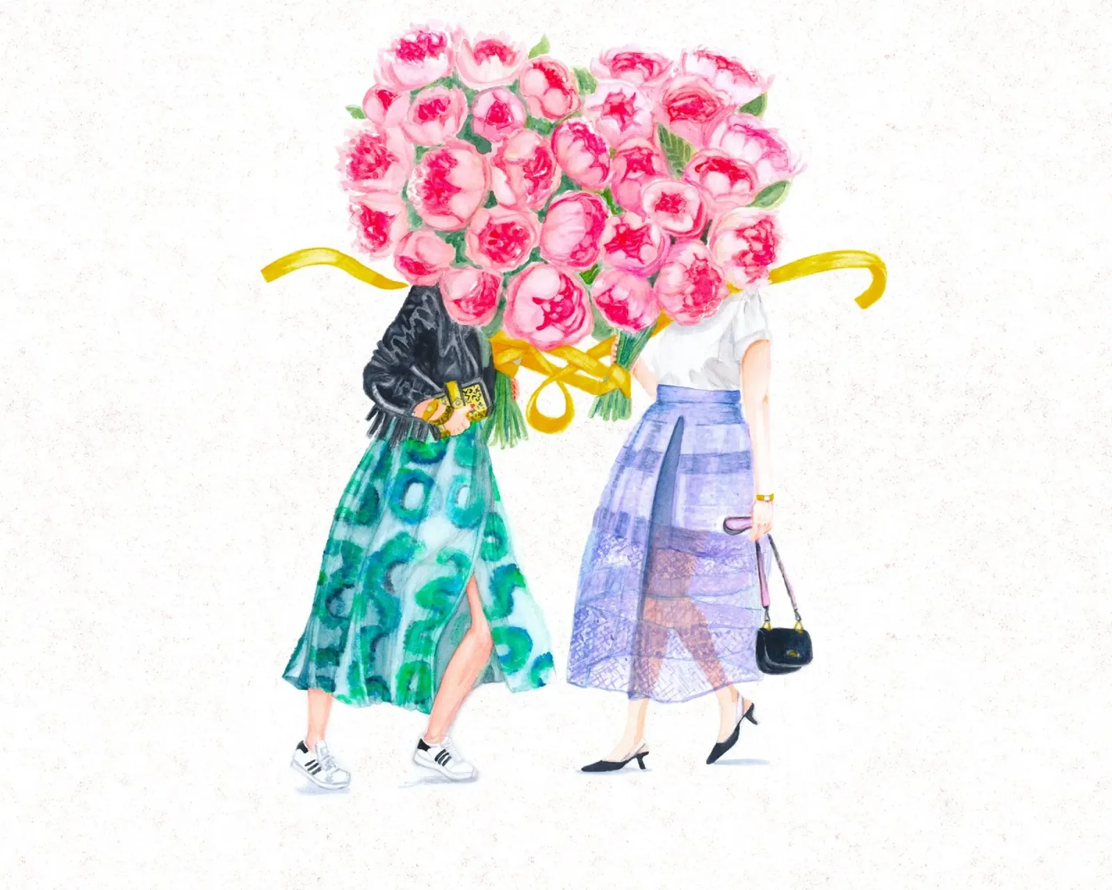 Sisterhood in Bloom poster with aluminum frame by byaudreyd