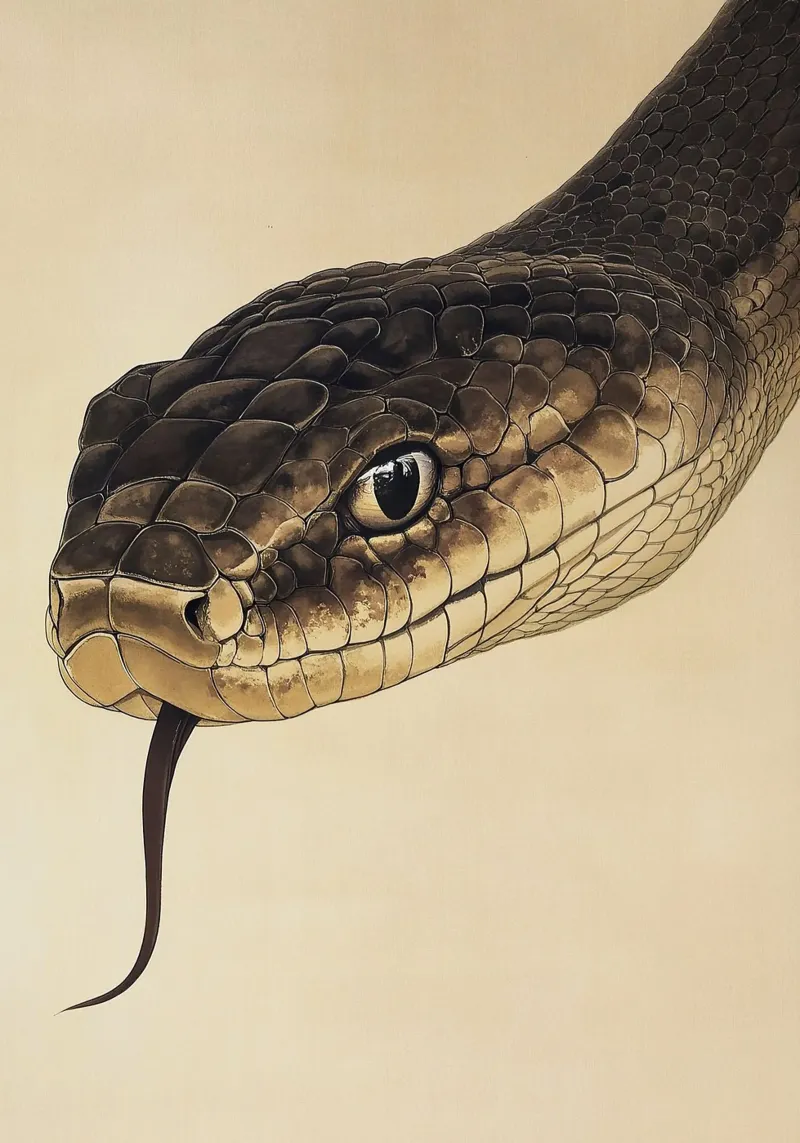 Serpente pellicola backlit da Nikis Art Studio