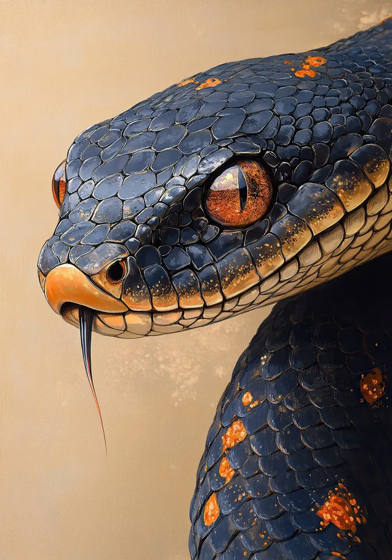Serpente pellicola backlit da Nikis Art Studio