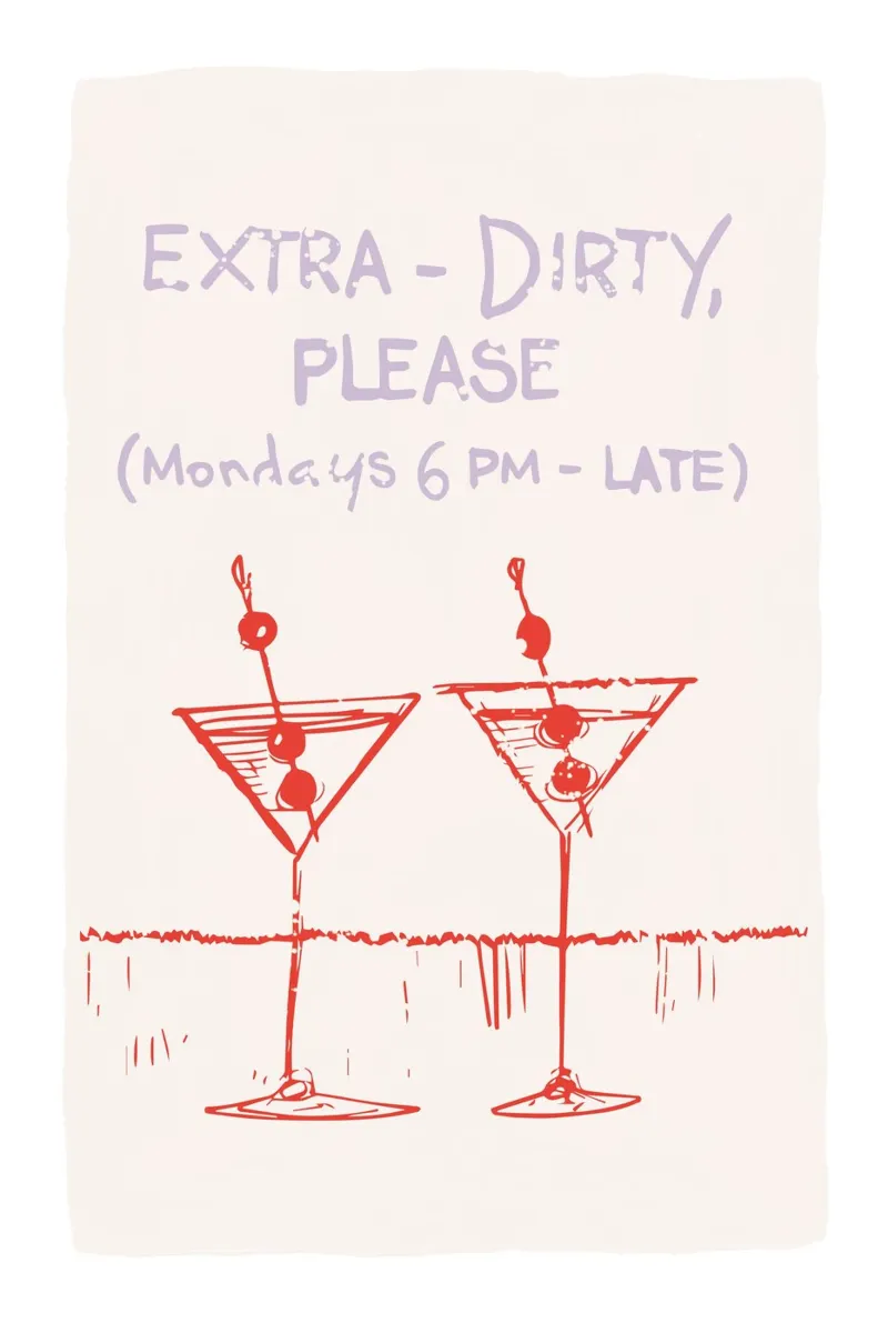 Dirty Martini poster da Malou-Studio