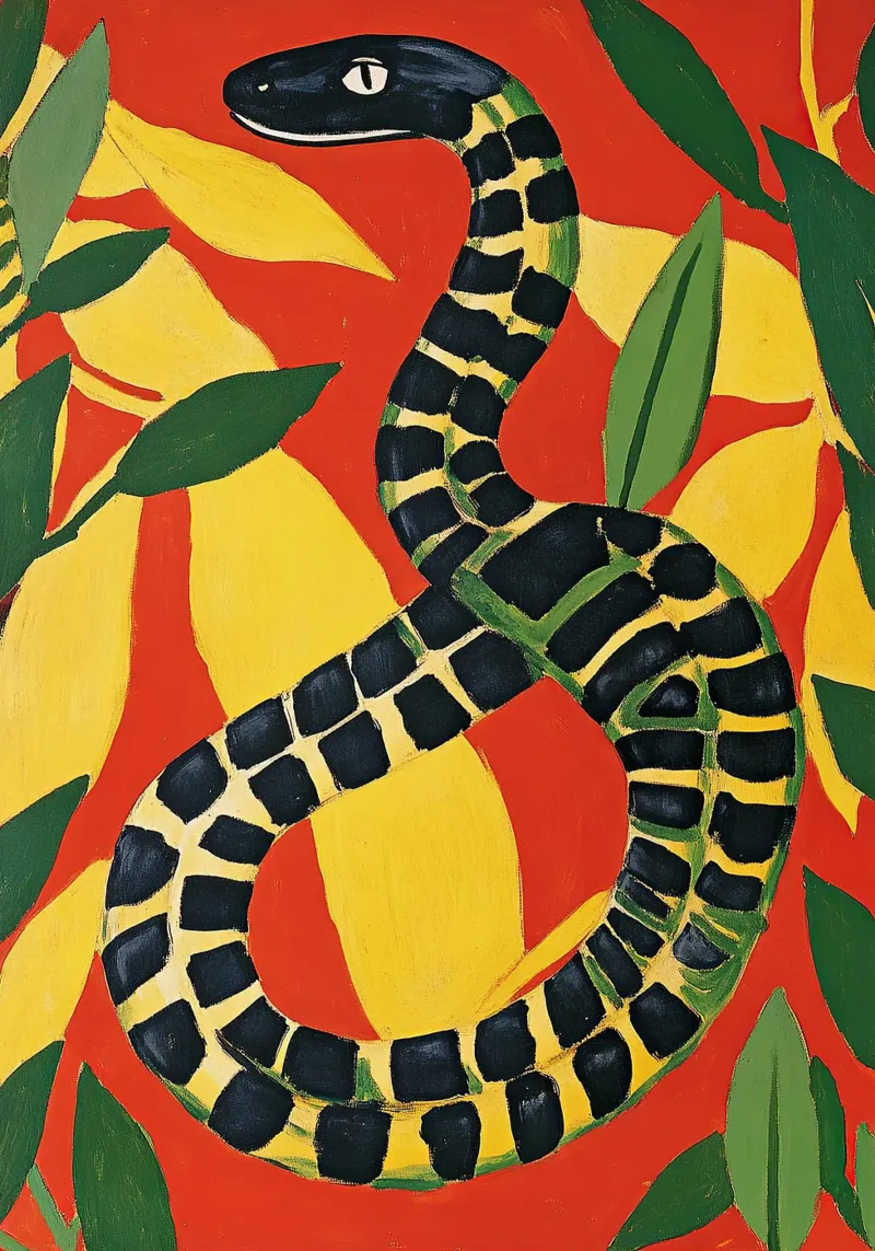 Serpente pellicola backlit da Nikis Art Studio