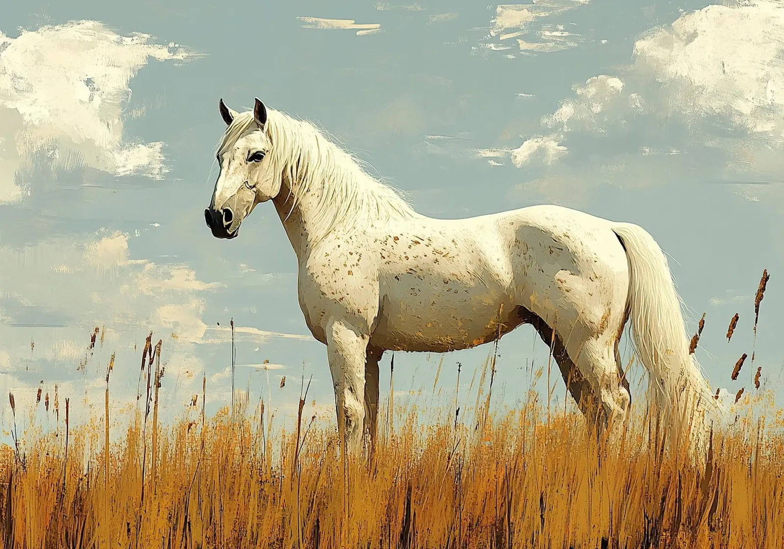 Cavallo pellicola backlit da Nikis Art Studio