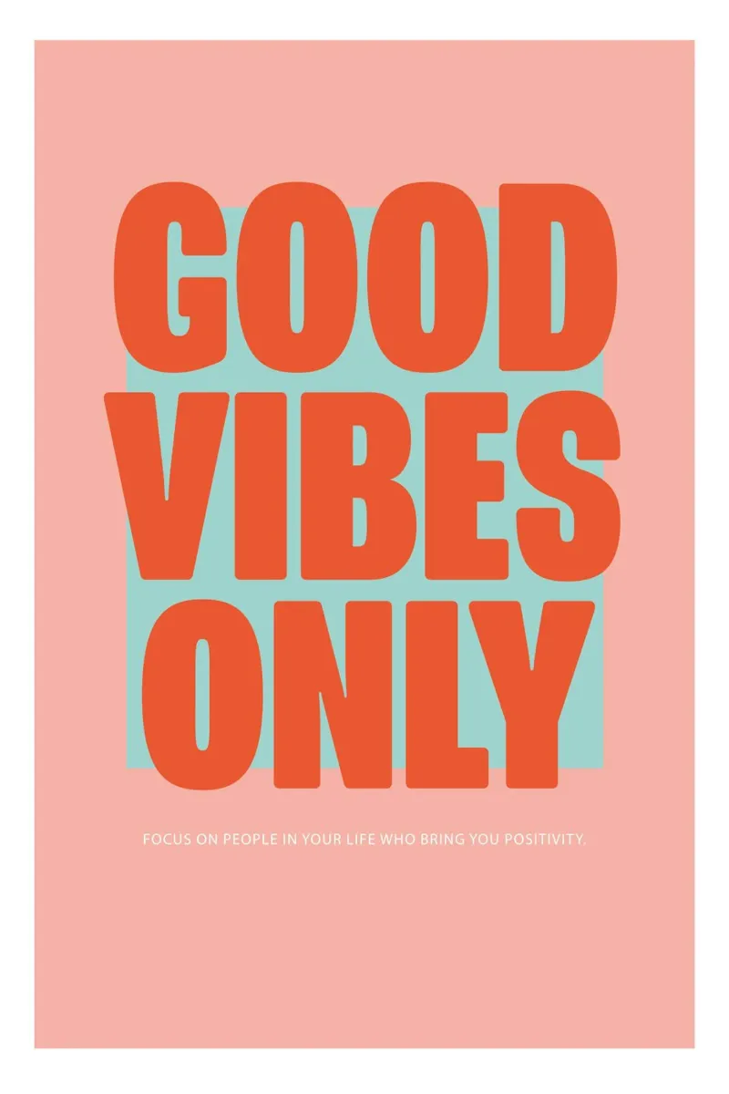 Solo Good Vibes pellicola backlit da Malou-Studio