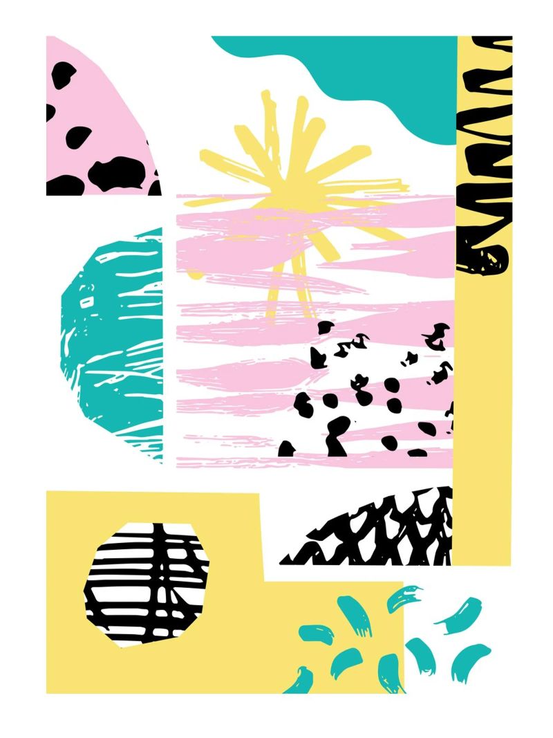 Spiagge assolate poster da Kim Hubball Studio
