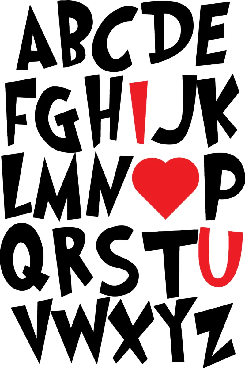 Ti amo ABCD carta hahnemühle da ririedis
