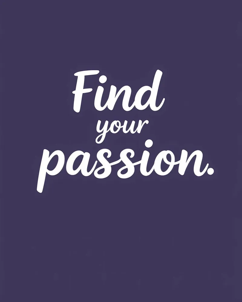 Trovate la vostra passione poster da inspirational quote