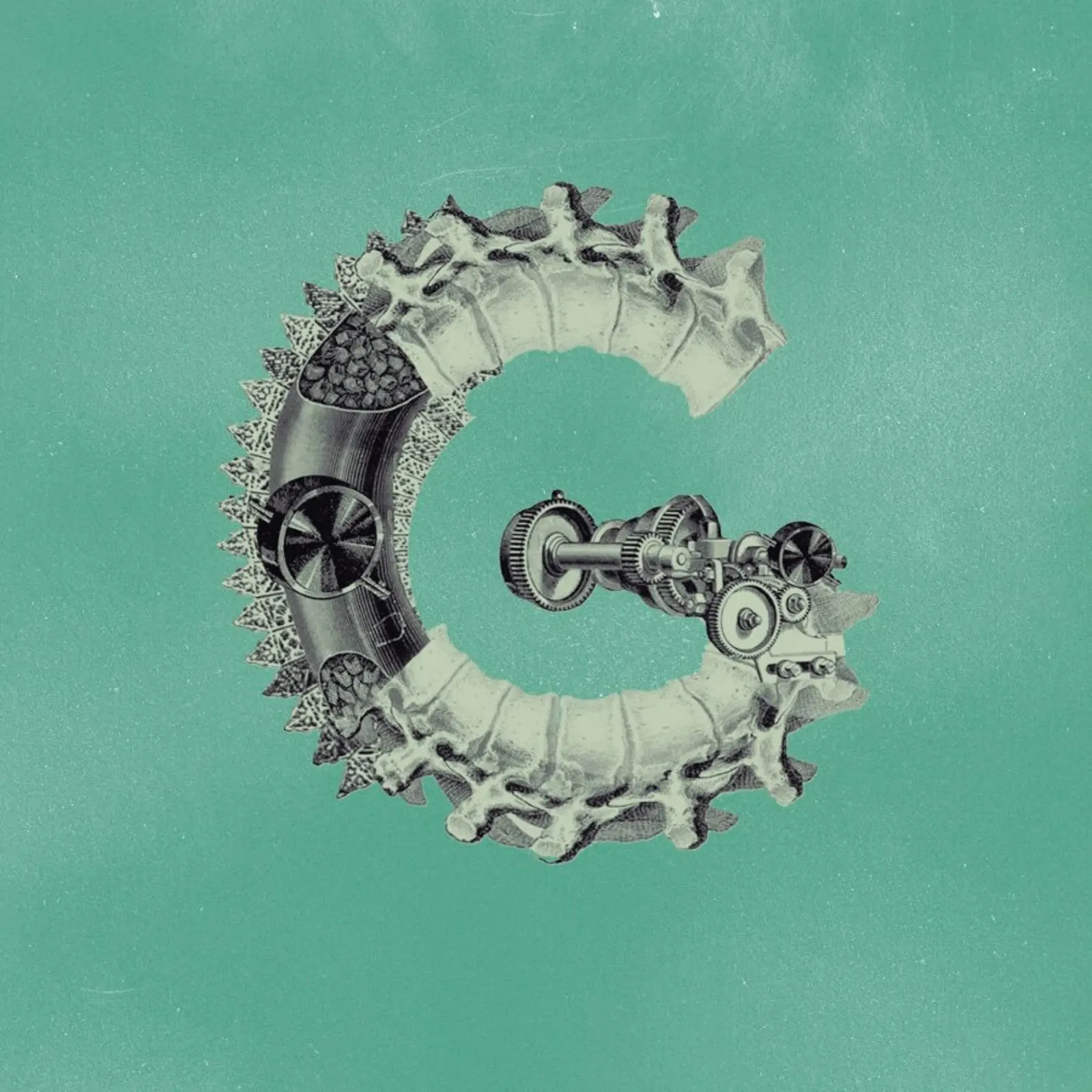 Steampunk Alphabet Letter G hahnemühle by Birgit Palma