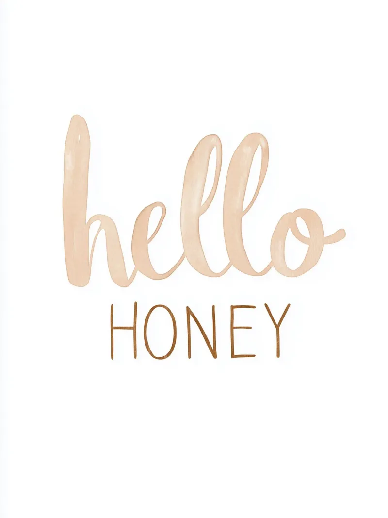"Arte a pastello "Hello Honey carta hahnemühle da Carinaprint