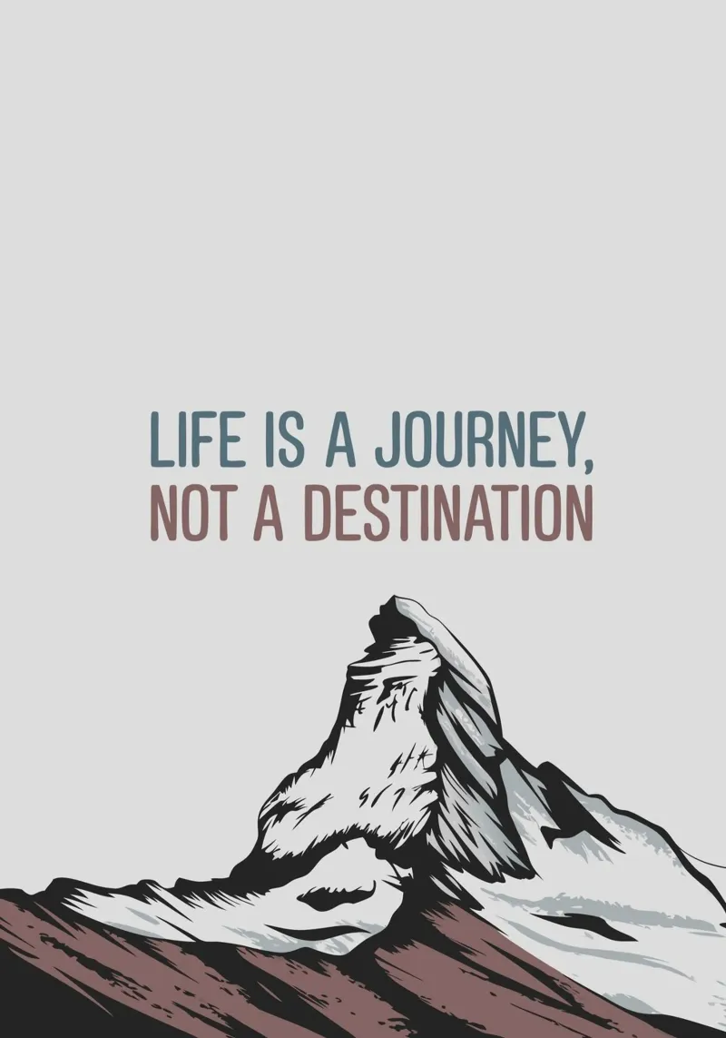 Life is a journey, not a destination pellicola backlit da ramosashop