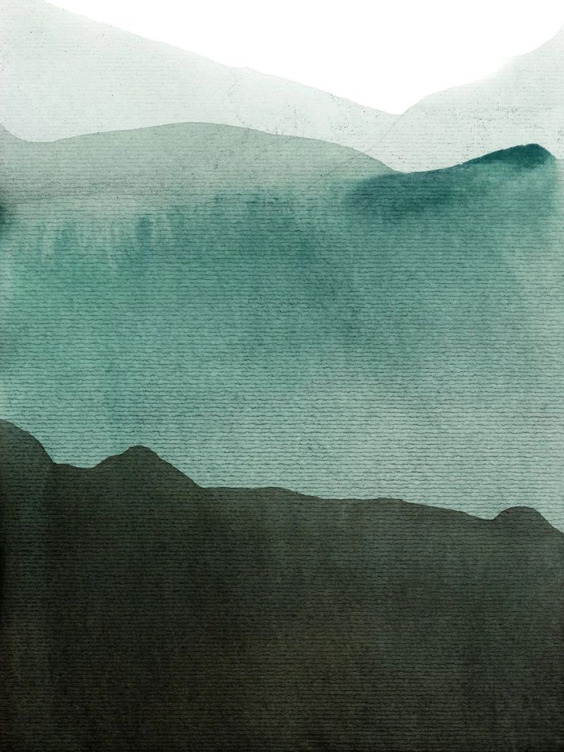 valley's deep and the mountains so high placa de forex de IRIS LEHNHARDT FINE ART