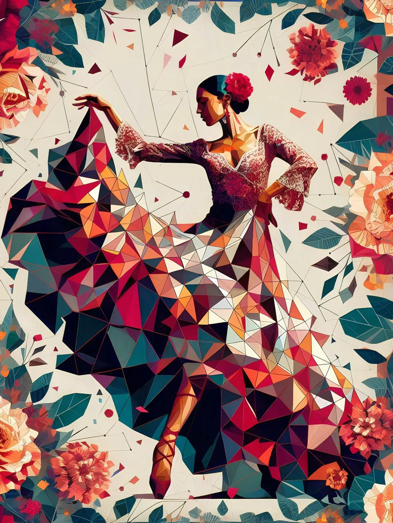 Flamenco pellicola backlit da Digital Naive