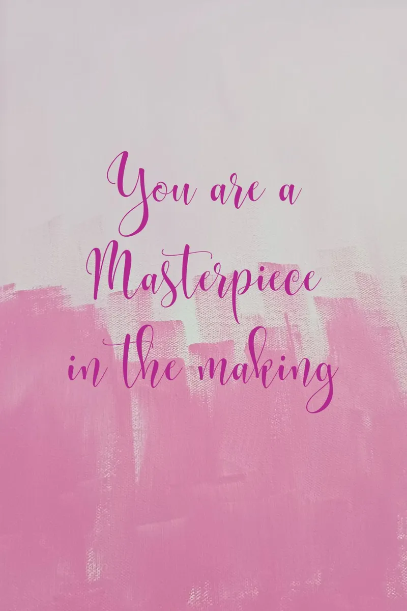 You are a Masterpiece in the making pellicola backlit da FABOArt