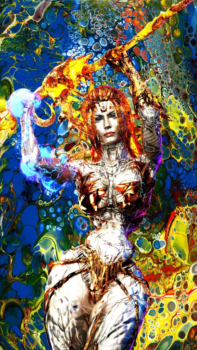 Melania Wolfen Winner of Halloween Hexen Hall of Fame 2024 canvas by the-witcher