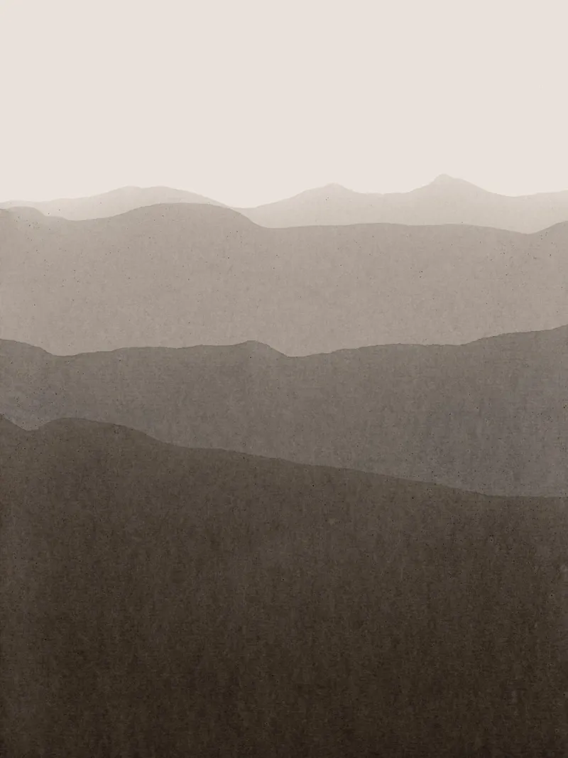 gradient landscape brown plexiglass da IRIS LEHNHARDT FINE ART