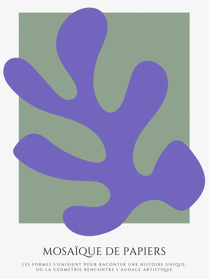 Fondere l'orizzonte poster con telaio in legno da RS LAB STUDIO