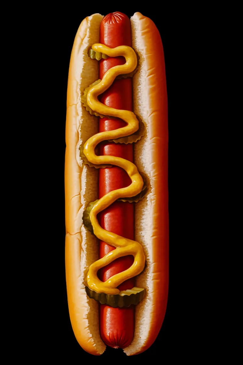 Hyperrealistic Hotdog | Food Portrait pellicola backlit da Autofocus