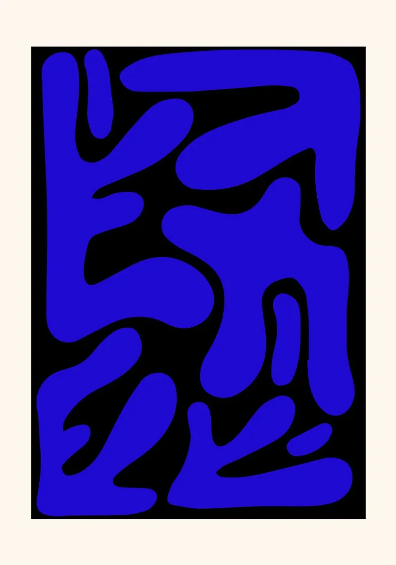 Irresistible shapes canvas by RS LAB STUDIO
