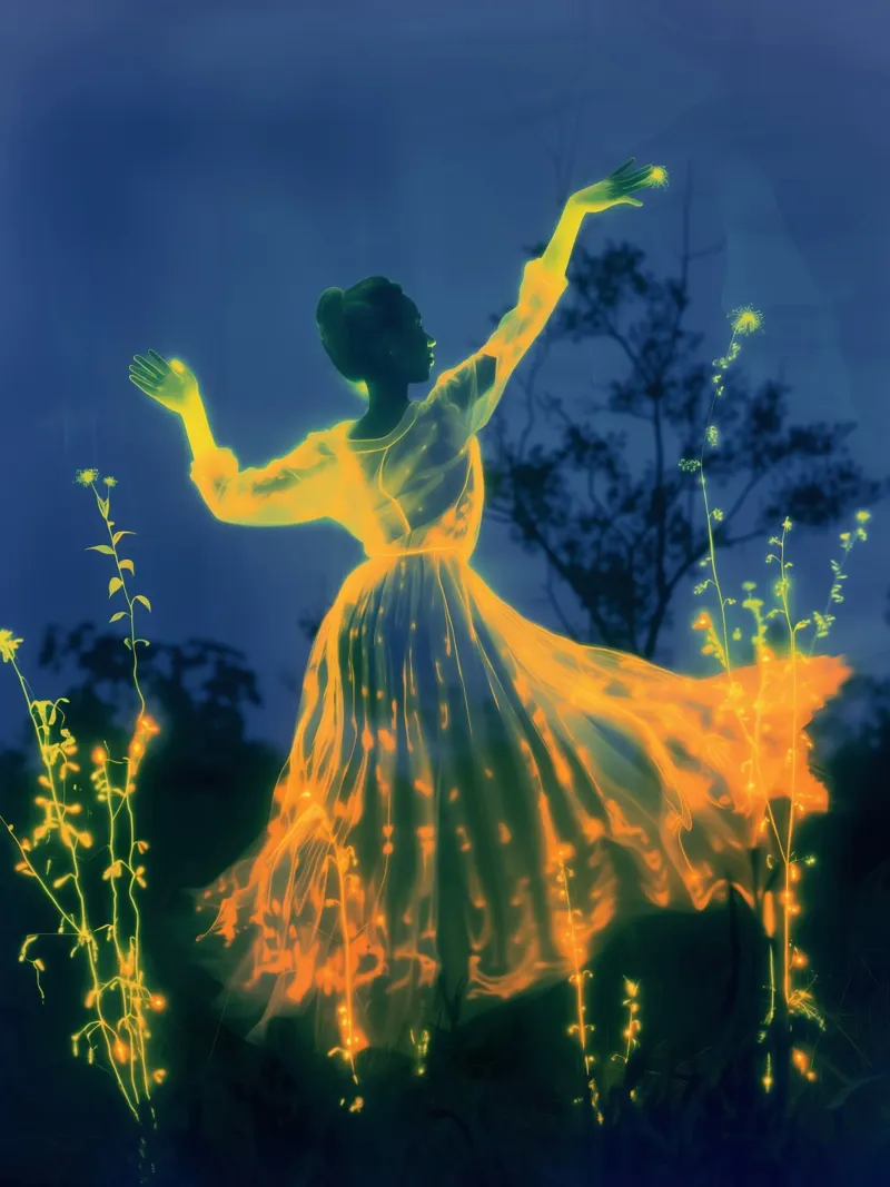 Dance into June | Poesía mística de exposición múltiple metacrilato de Autofocus
