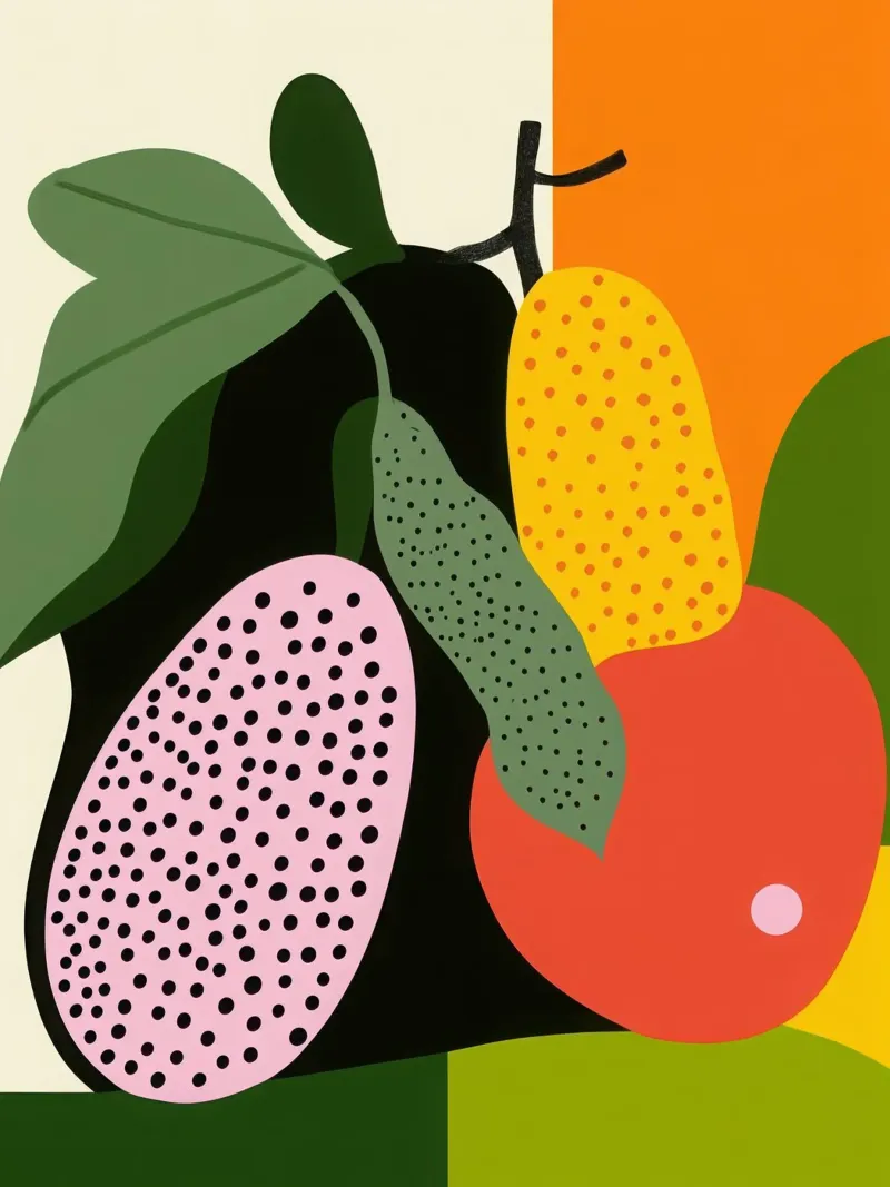 Fruity composition poster by Pop and Fruits - Affiches & posters