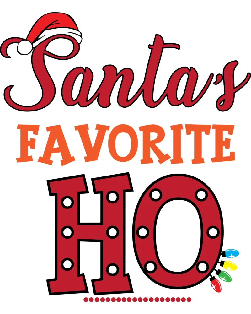 Santa's Favorite HO poster with wooden frame by vickeyroads