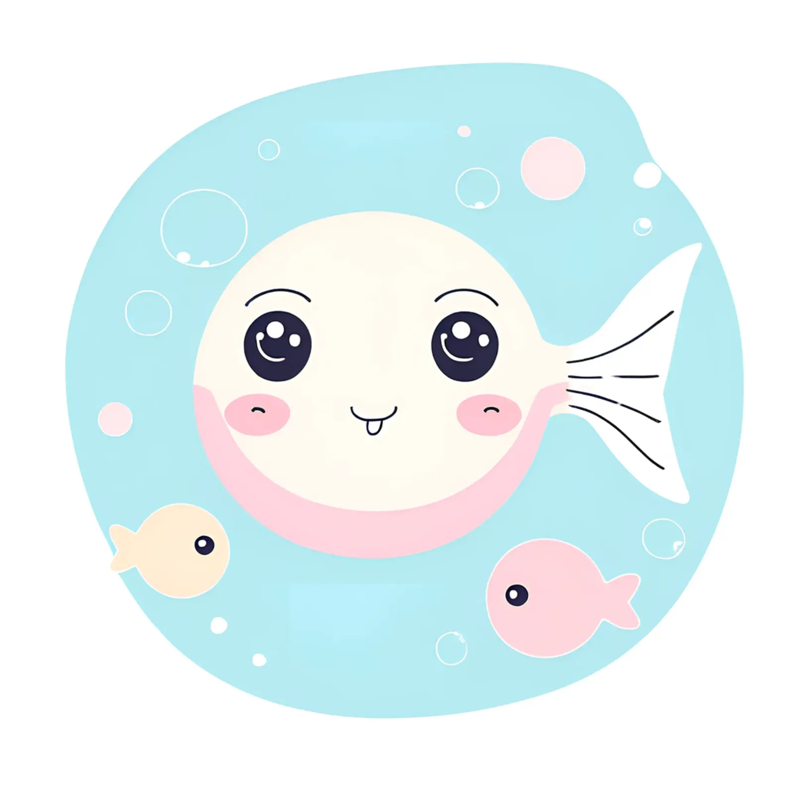 poisson kawaii 2 pellicola backlit da Rezh creations