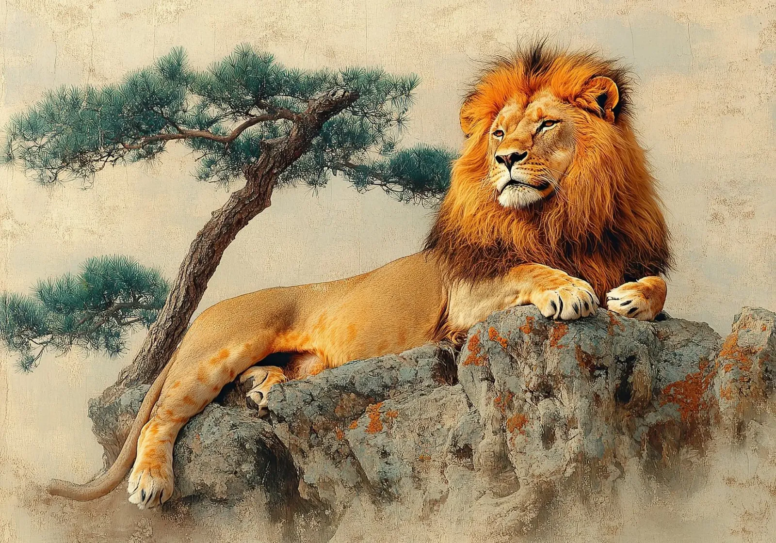 The lion within you: Unleashing your true power poster by Nikis Art Studio