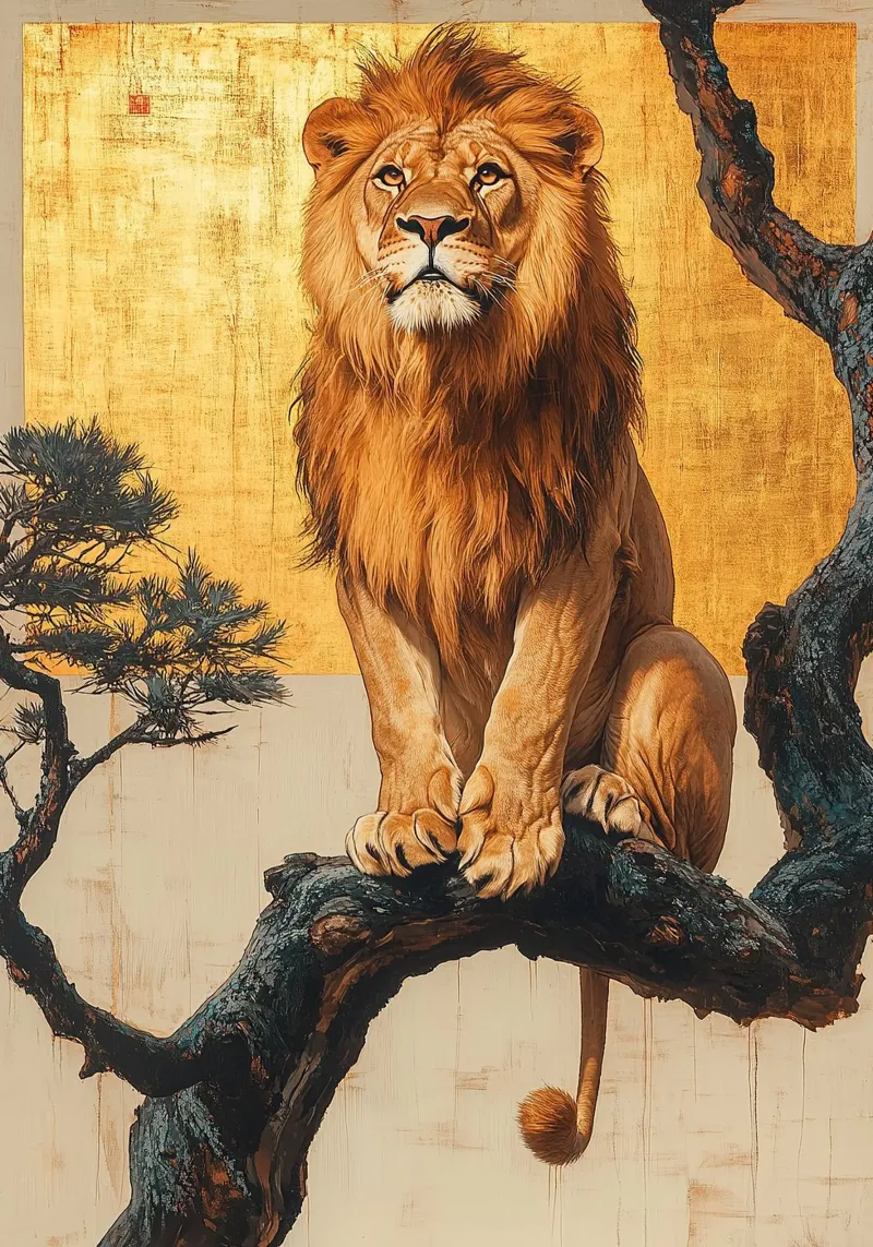 Leone carta hahnemühle da Nikis Art Studio
