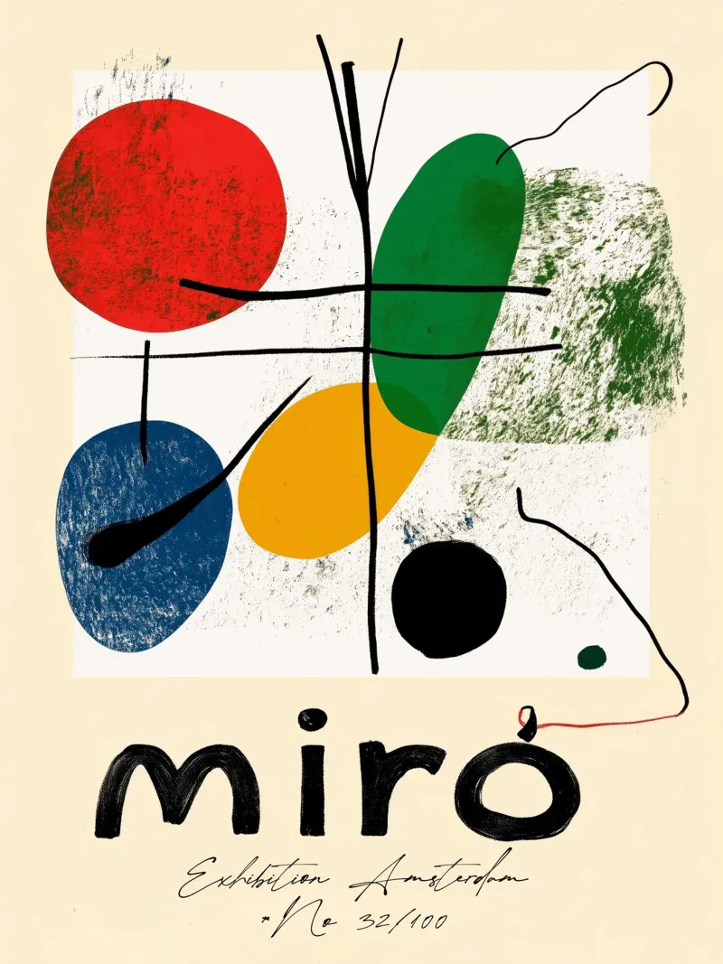 Mirò (Version No 3) carta hahnemühle da treechild