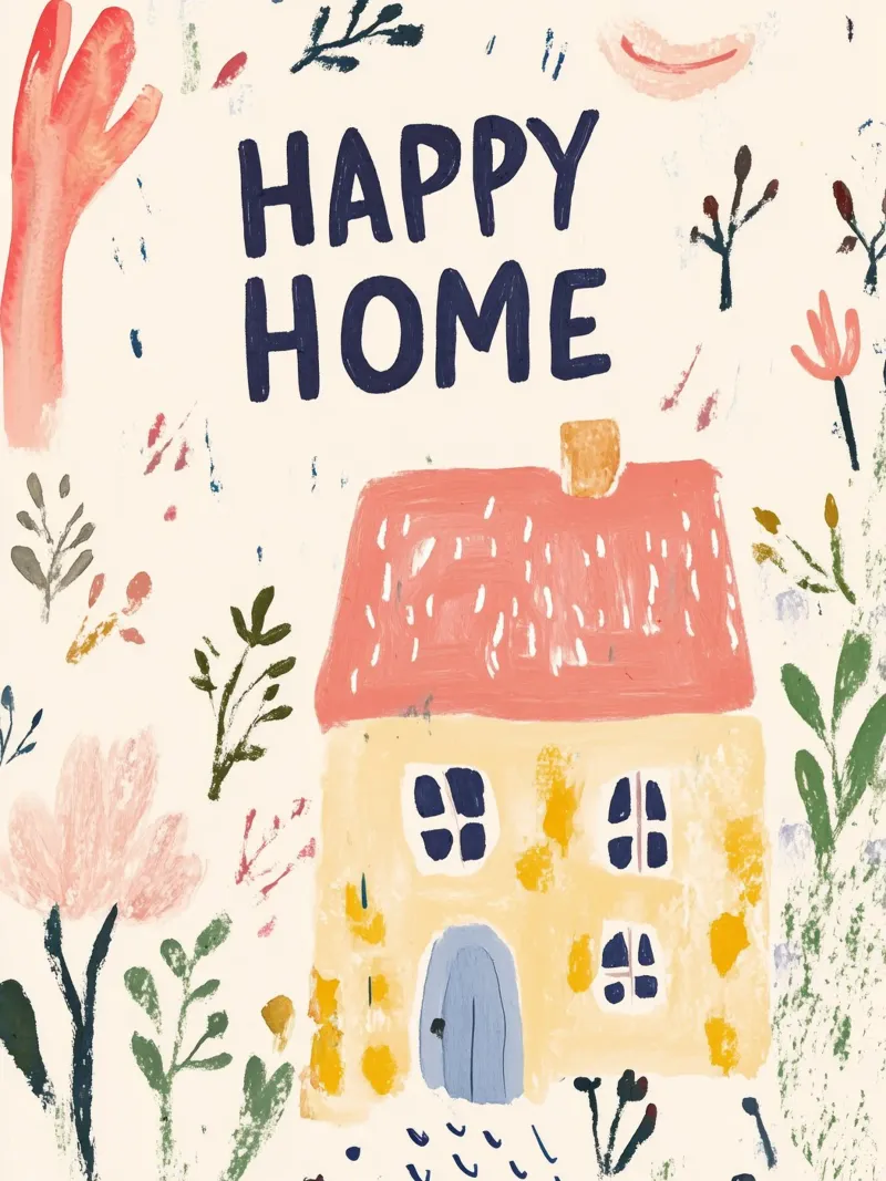 Happy Home pellicola backlit da treechild