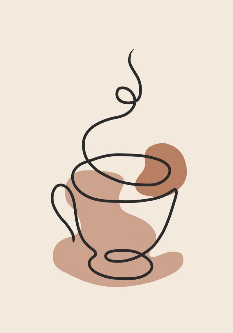 Steaming cup poster by LisaArtes