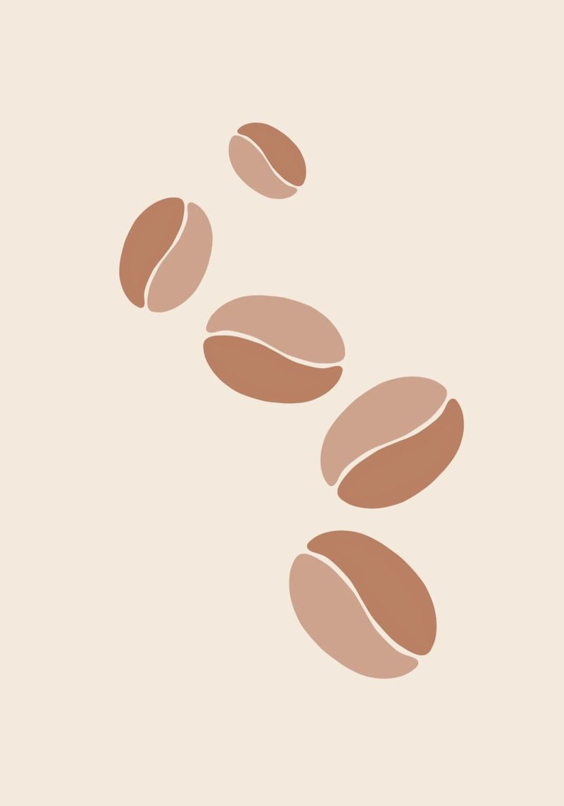 Various coffee beans Poster von LisaArtes