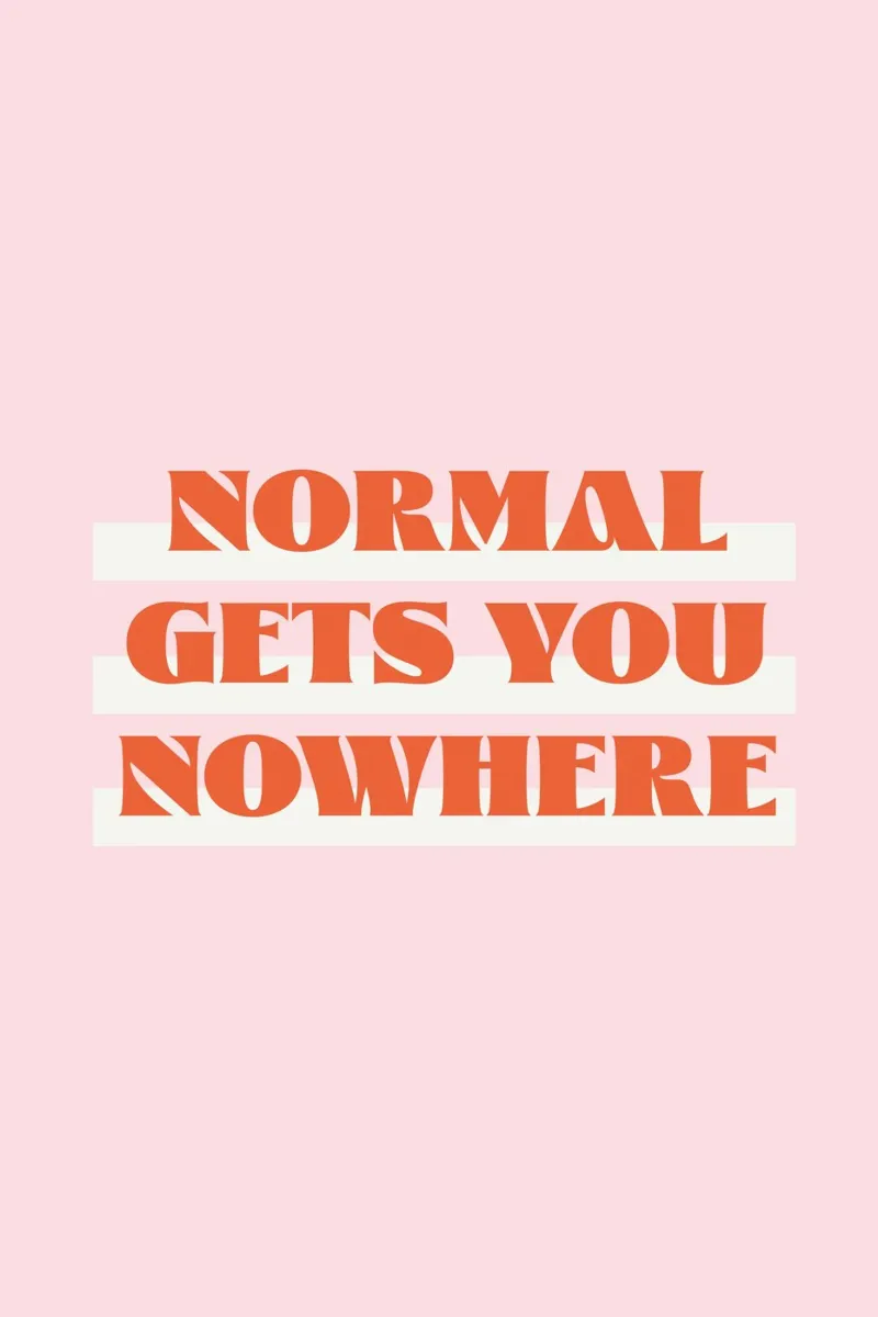 Lo normal no lleva a ninguna parte metacrilato de Malou-Studio