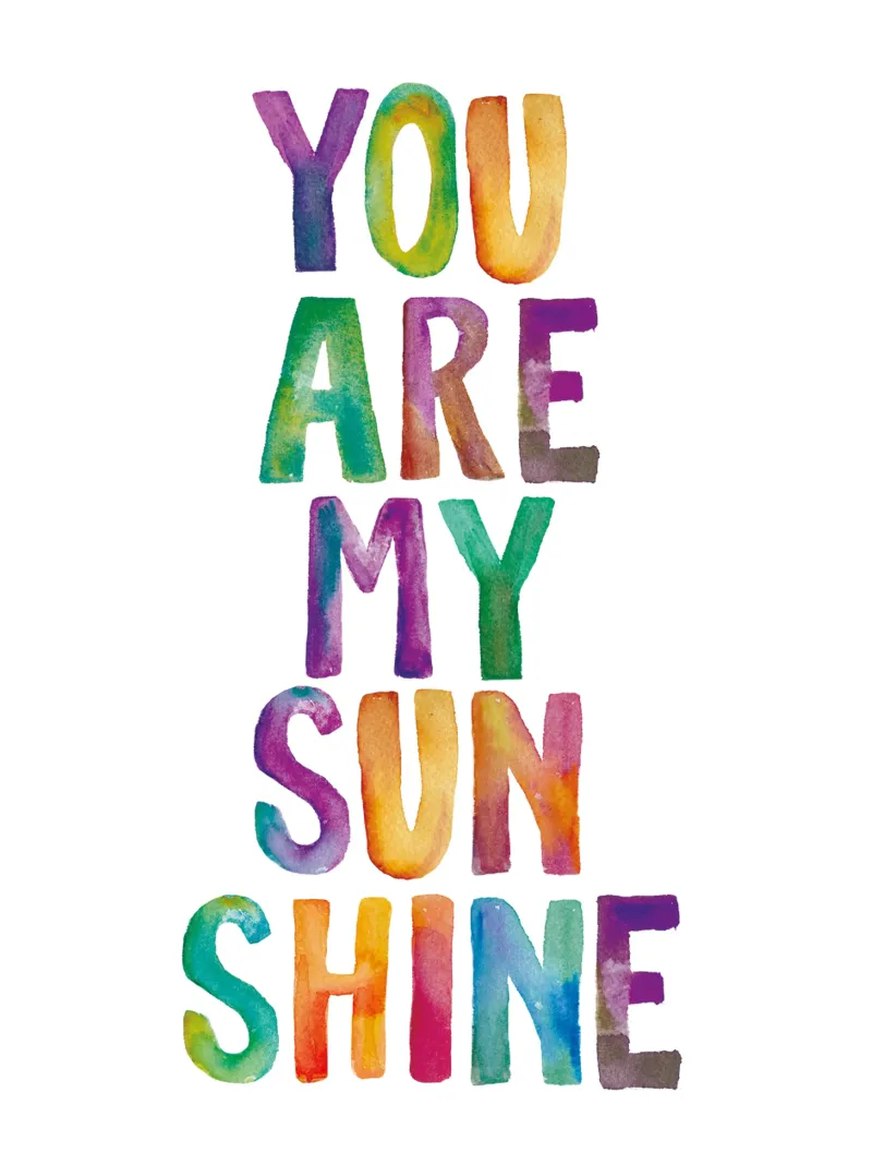 Tu sei il mio sole pellicola backlit da THE MOTIVATED TYPE