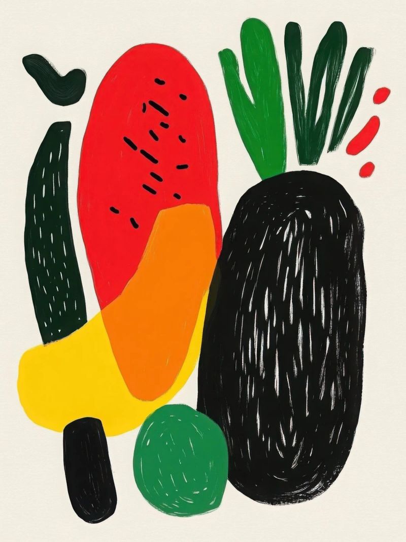 Composition of vegetables poster by Pop and Fruits - Affiches & posters
