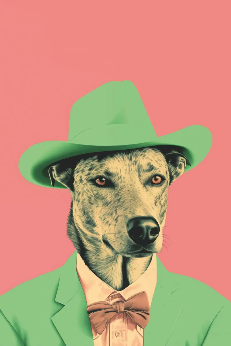 Wild Wild West  01 poster con telaio in alluminio da Malou-Studio
