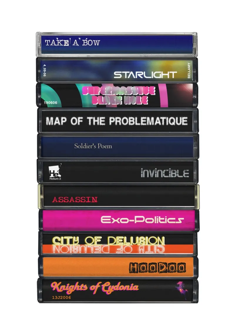 Muse - Black Holes & Revelations - Cassette Print pellicola backlit da MrMustardPrints