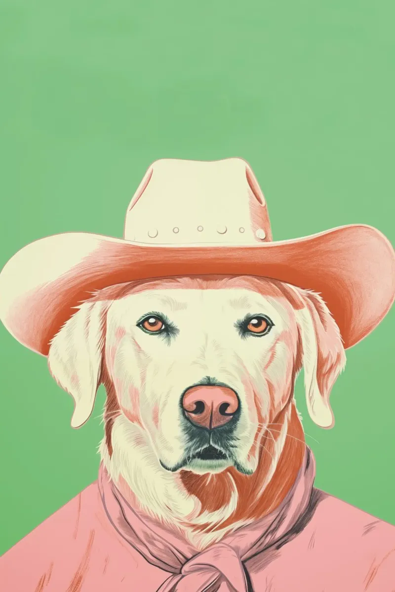 Wild Wild West 02 poster con telaio in alluminio da Malou-Studio
