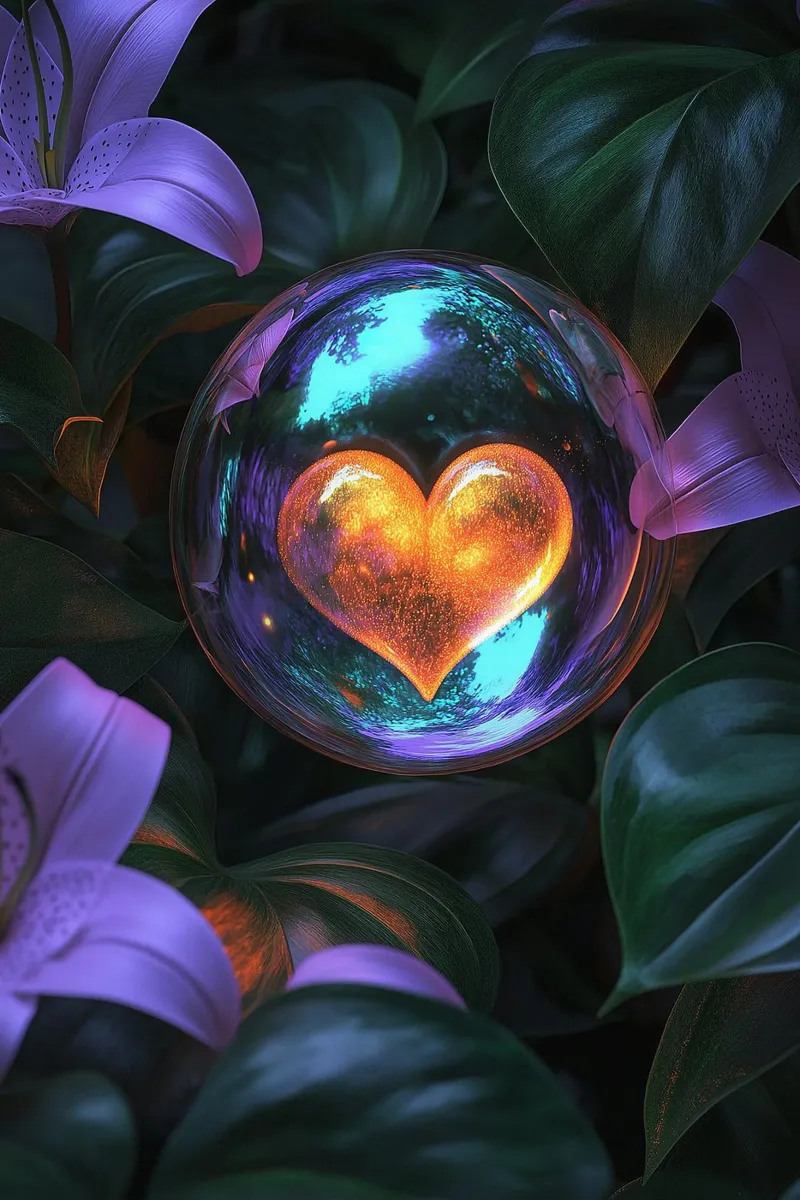 Amour fragile - Violet hahnemühle de Malou-Studio