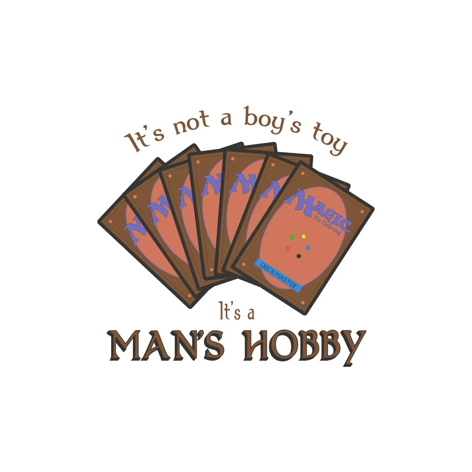 Magic it's not a boy's toy. It's a man's hobby canvas by Loobs