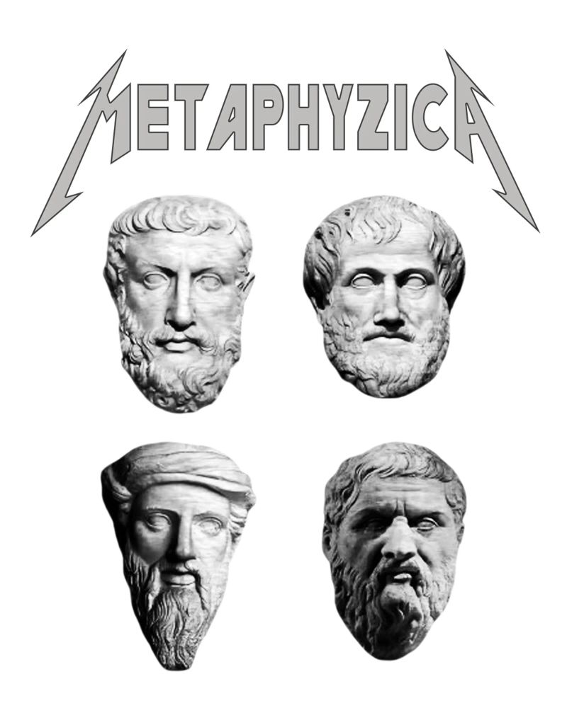 Metaphyzica lustiges Kunstdesign Poster von theganduls