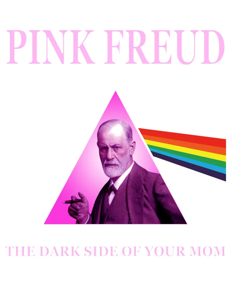 Dark Side Of Your Mom grappig ontwerp poster met kunststof frame van theganduls