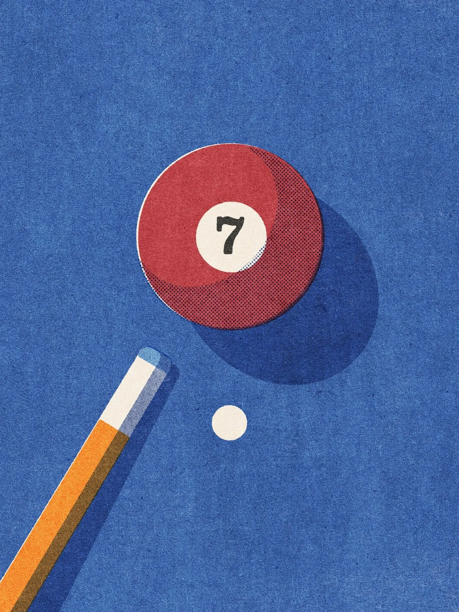 BALLS - Billiards - Ball 7 pellicola backlit da DANIEL COULMANN