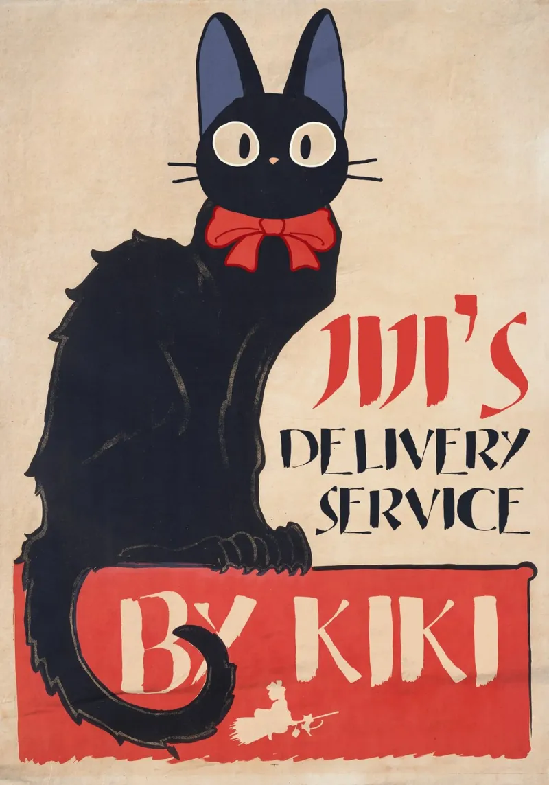 Jiji & Kiki canvas by Ads Libitum