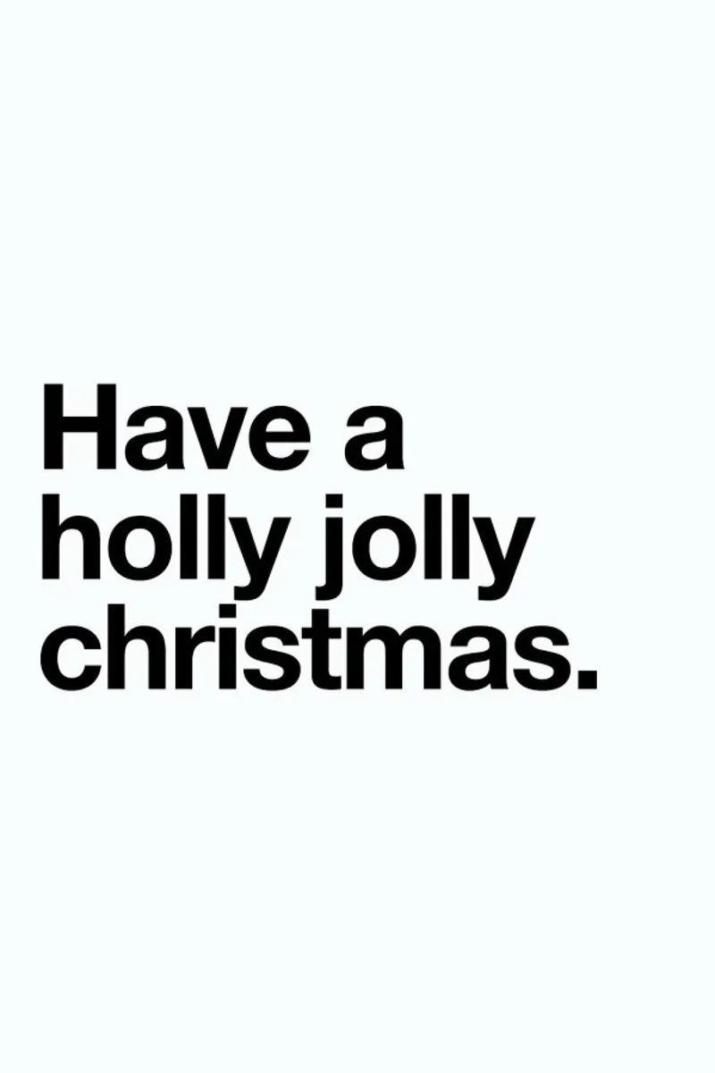 Holly Jolly canvas by Mottos by Sinan Saydik