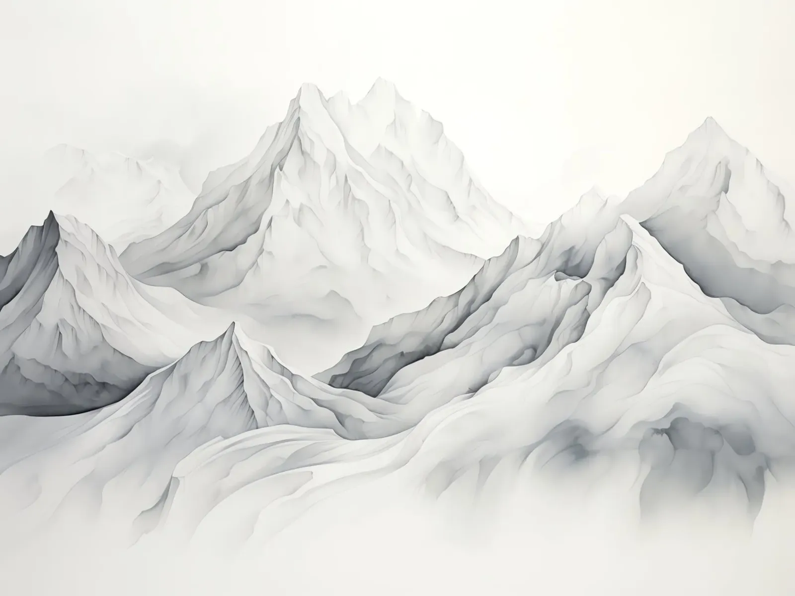 Sacred Mountain: the serenity of the summits hahnemühle by Théïa's Fantasia World