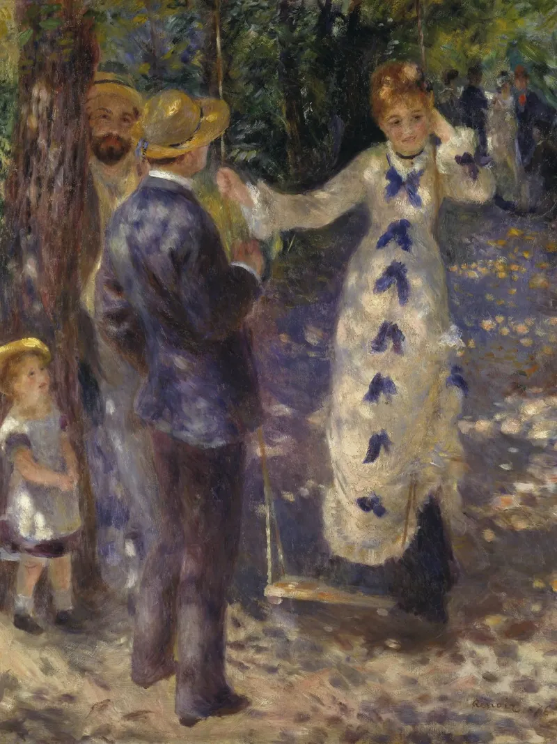 Renoir - The Swing. 1876 pellicola backlit da ARTOTHEK