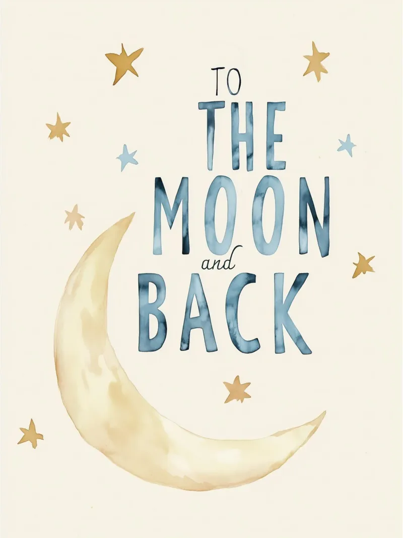 To The Moon And Back pellicola backlit da treechild