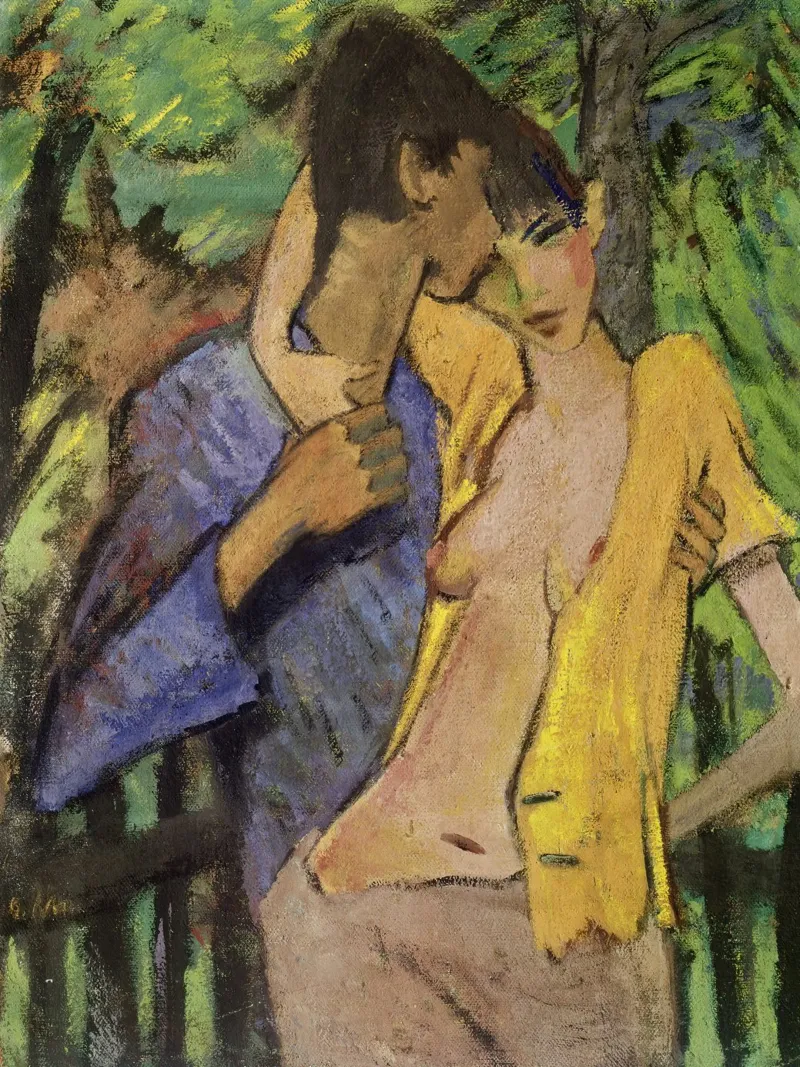 Otto Mueller - Amoureux. 1919 poster de ARTOTHEK